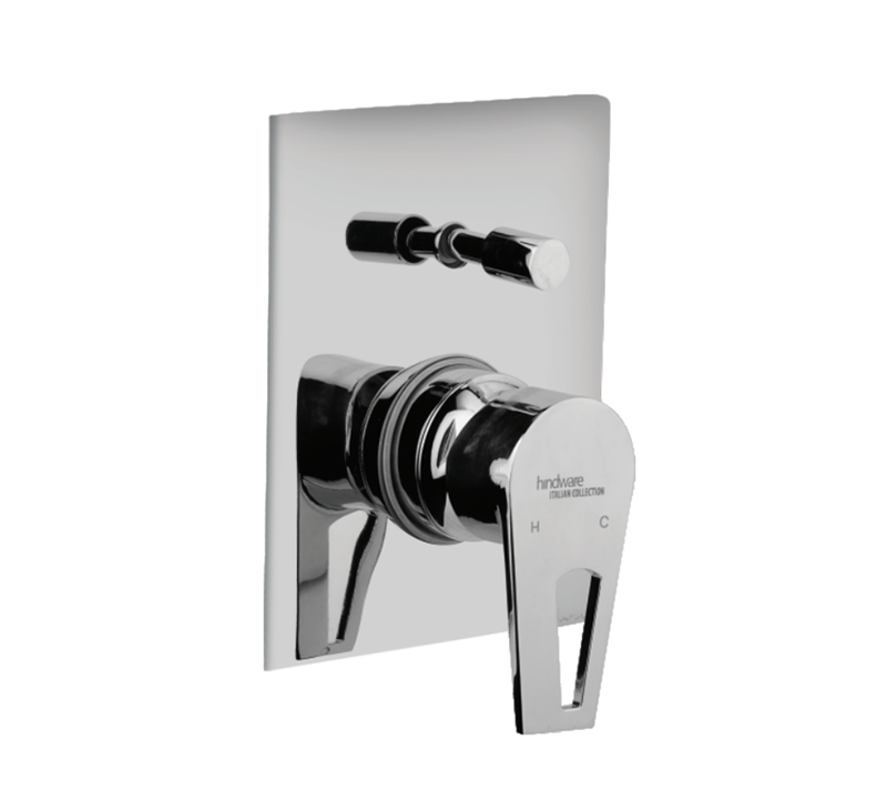 Hindware Amazon Single Lever Exposed Parts Kit Of Divertor Consisting Of Operating Lever, Wall Flange & Knob Only (Sitable For Item F850090)