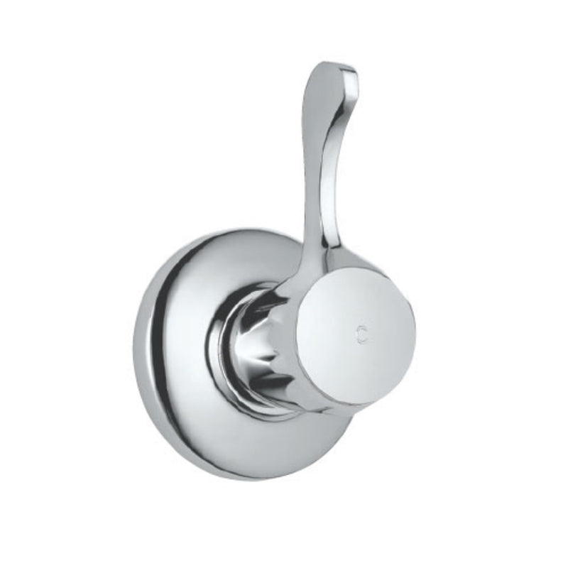 Jaquar Continental CON-CHR-1081A Flush Cock with Wall Flange 25mm with Lever Knob