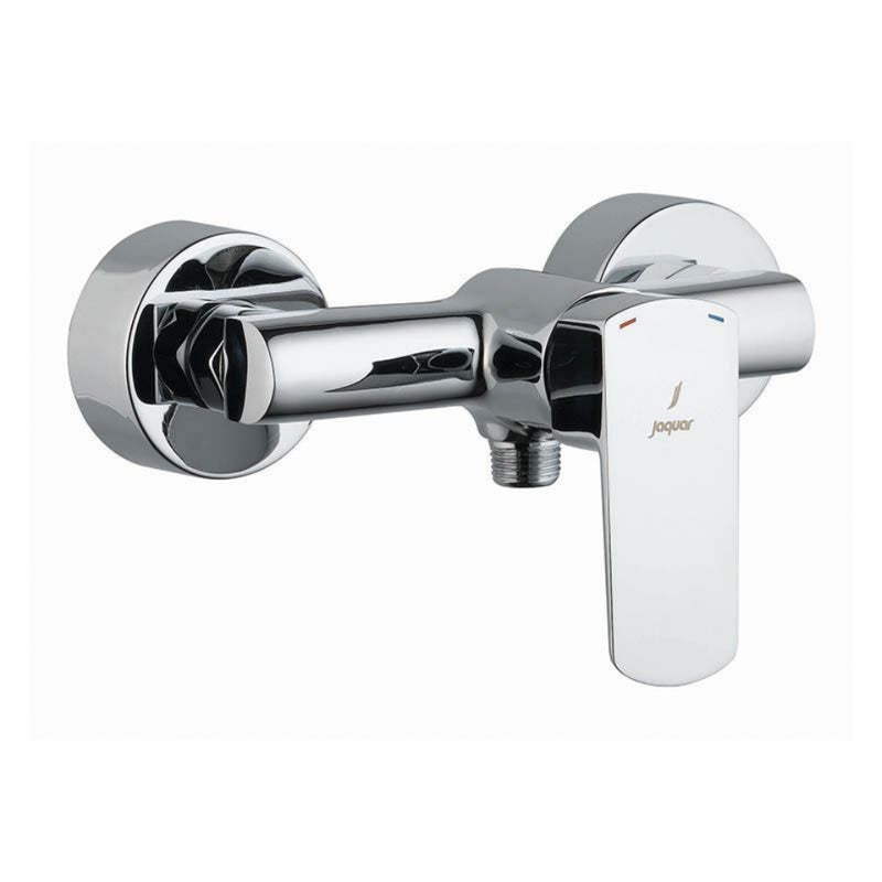 Jaquar Kubix Prime KUP-CHR-35149PM Single Lever Exposed Shower Mixer for Connection to Hand Shower with Connecting Legs & Wall Flanges