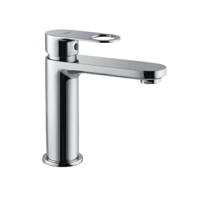 Jaquar Ornamix Prime ORP-CHR-10011BPM Single Lever Basin Mixer without Popup Waste with 450mm Long Braided Hoses