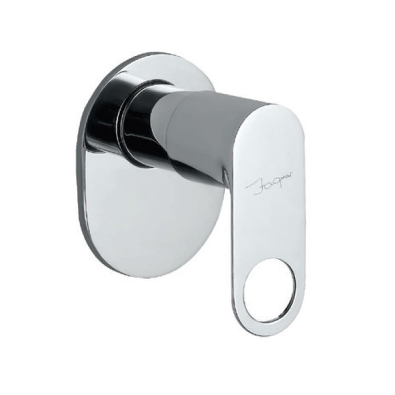 Jaquar Ornamix Prime ORP-CHR-10083KPM Exposed Part Kit of Concealed Stop Cock & Flush Cock with Fitting Sleeve, Operating Lever & Adjustable Wall Flange with Seal (compatible with ALD-083, ALD-089 & ALD-081)