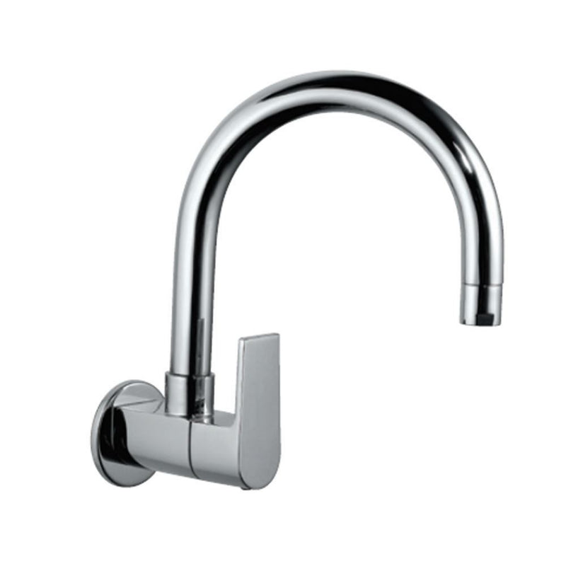 Jaquar Aria Sink Tap With Regular Swinging Spout With Wall Flange - Wall Mounted