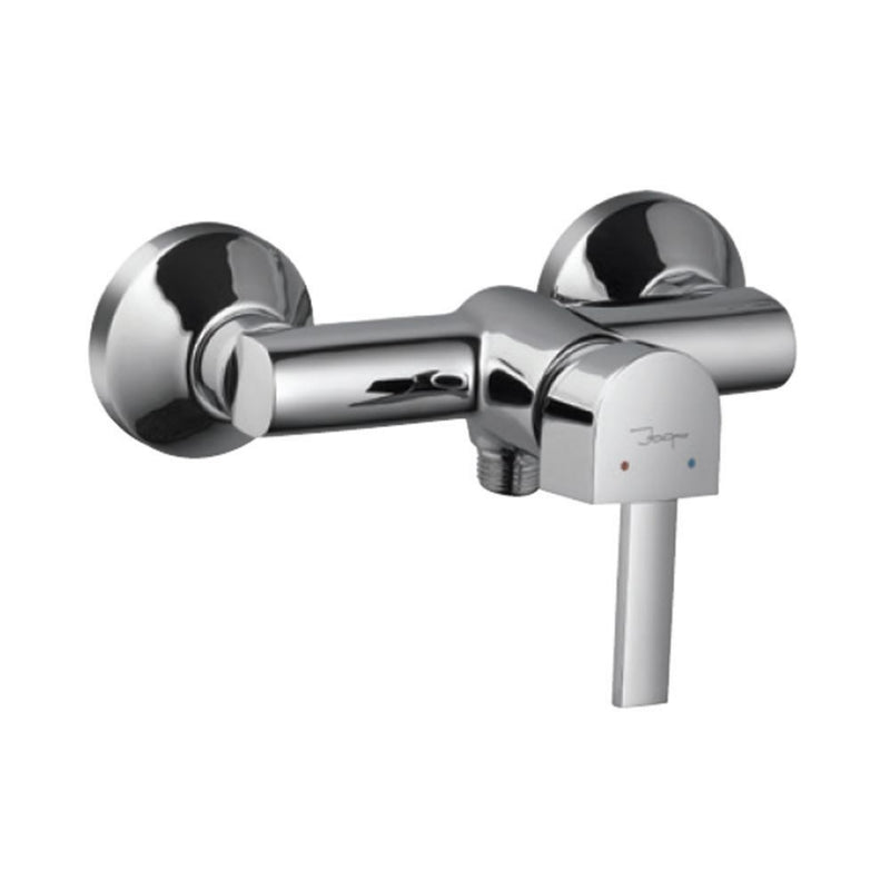 Jaquar D'Arc DRC-CHR-37149 Single Lever Exposed Shower Mixer for Connection to Hand Shower with Connecting Legs & Wall Flanges
