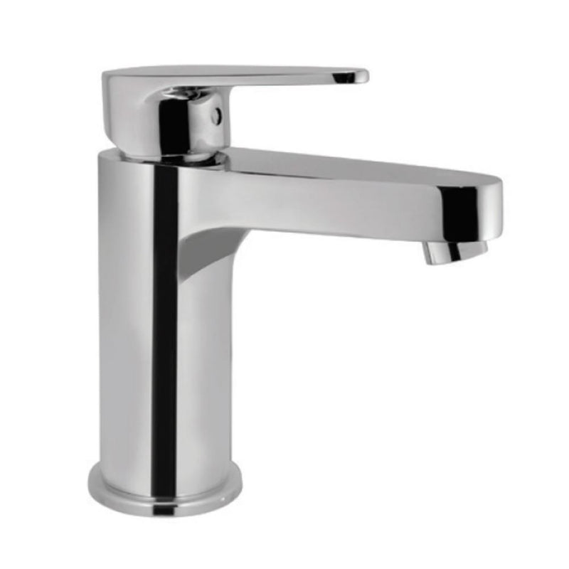 Jaquar Viggnette Prime VGP-CHR-81011B Single Lever Basin Mixer without Popup Waste System with 450mm Long Braided Hoses
