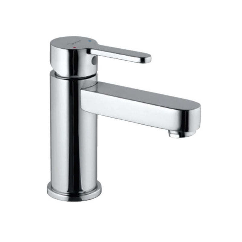 Jaquar Fusion FUS-CHR-29023B Single Lever Extended Basin Mixer (Height-85mm) without Popup Waste System with 450mm Long Braided Hoses