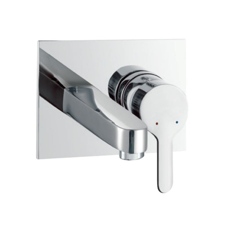 Jaquar Fusion FUS-CHR-29135 Single Lever High Flow Bath Filler (Concealed Body) Wall Mounted Model with Bath Spout (Composite One Piece Body)