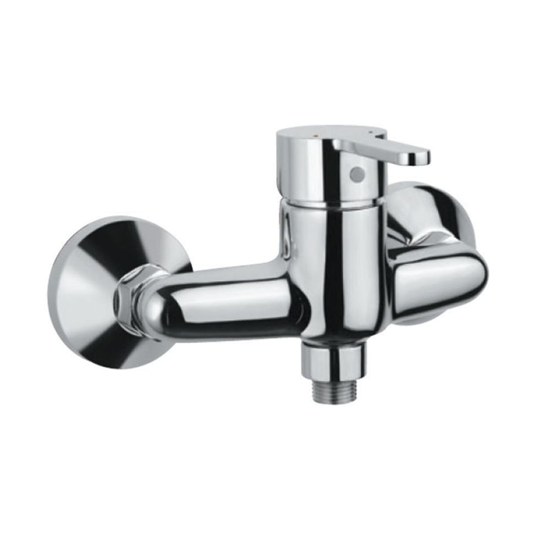 Jaquar Fusion FUS-CHR-29149 Single Lever Exposed Shower Mixer for Connection to Hand Shower with Connecting Legs & Wall Flanges