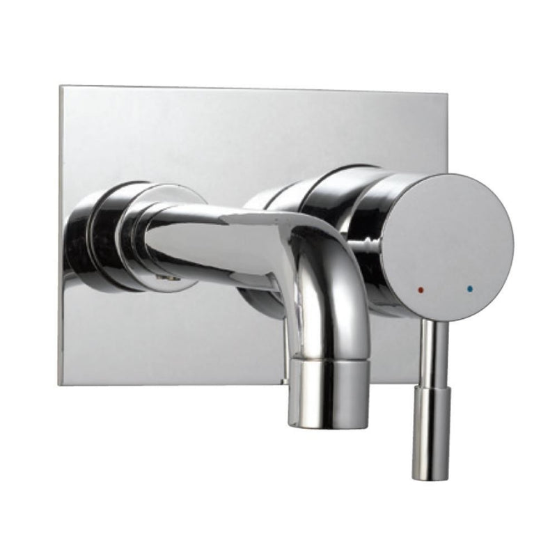 Jaquar Solo SOL-CHR-6135 Single Lever High Flow Bath Filler (Concealed Body) Wall Mounted Model with Bath Spout (Composite One Piece Body)