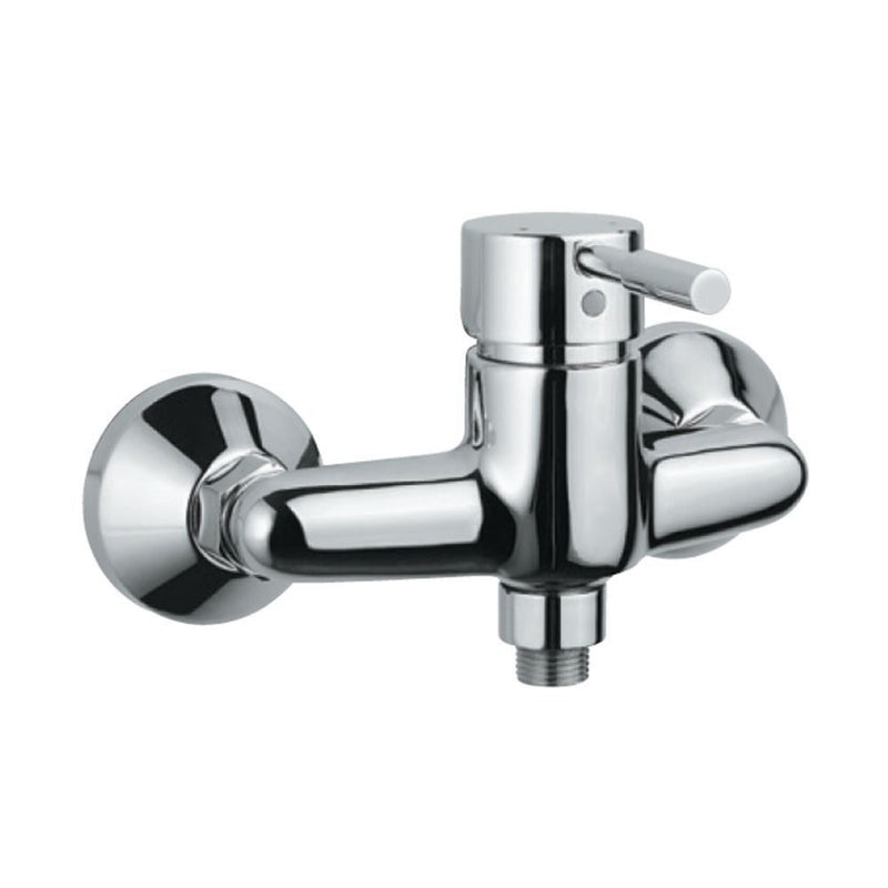 Jaquar Solo SOL-CHR-6149 Single Lever Exposed Shower Mixer for Connection to Hand Shower with Connecting Legs & Wall Flanges