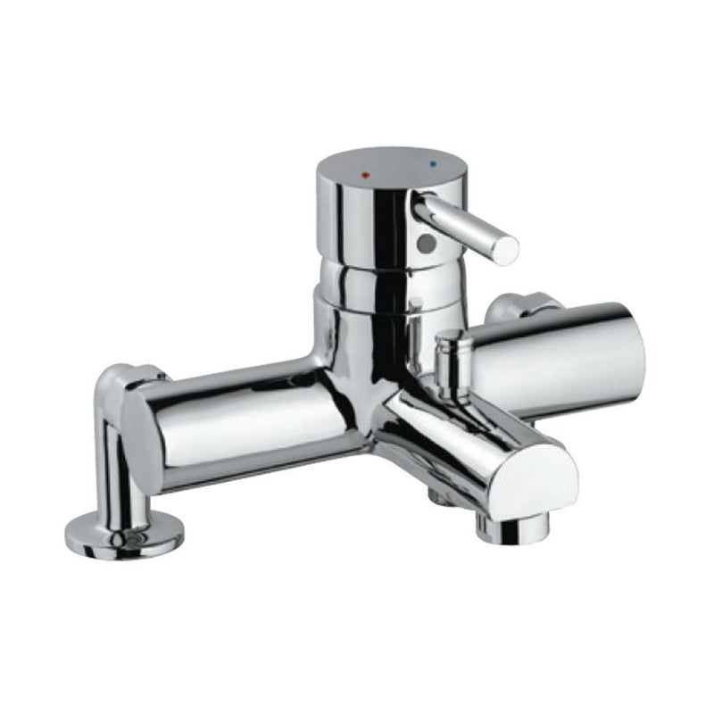 Jaquar Flornetine FLR-CHR-5133 Single Lever Bath Tub Mixer (High Flow) with Hand Shower Arrangement with Exposed Straight Legs