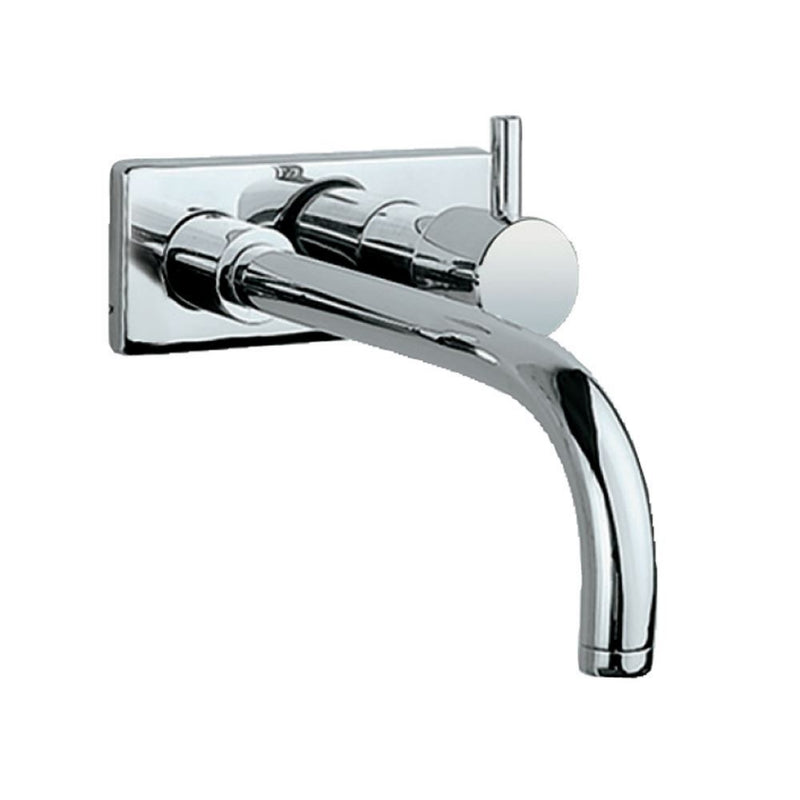 Jaquar Flornetine FLR-CHR-5441NK Exposed Part Kit of Single Concealed Stop Cock Consisting of Operating Lever, Cartridge Sleeve, Wall Flange (with Seals) & Basin Spout (Compatible with ALD-441)