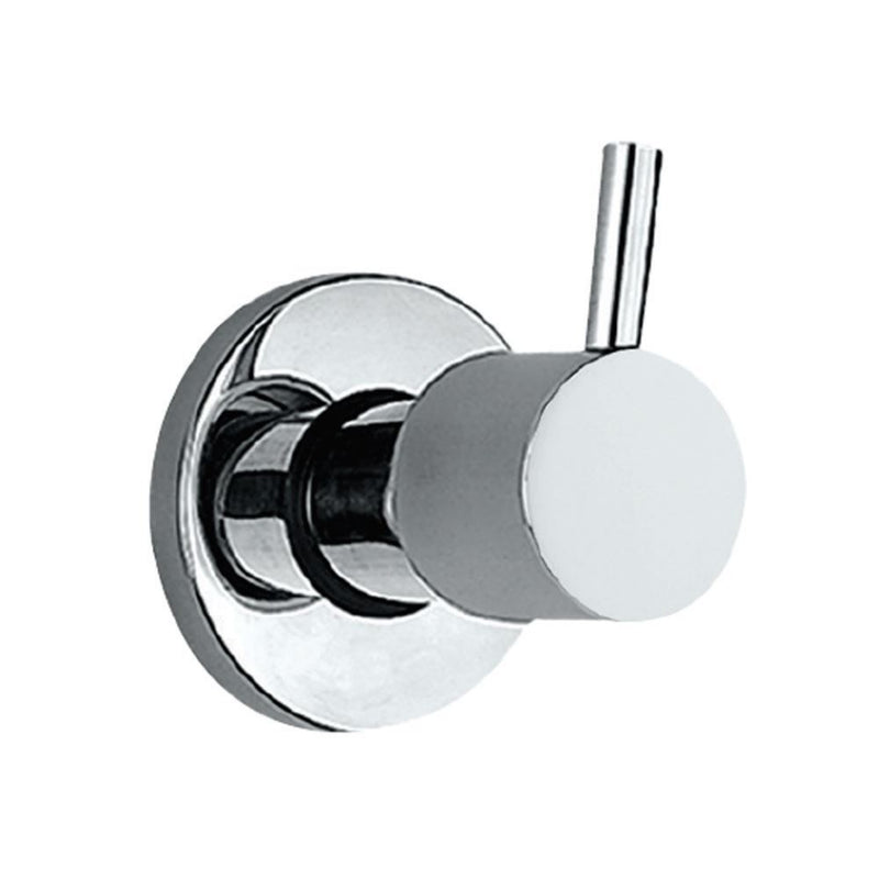 Jaquar Flornetine FLR-CHR-5083NK Exposed Part Kit of Concealed Stop Cock & Flush Cock with Fitting Sleeve, Operating Lever & Adjustable Wall Flange with Seal (compatible with ALD-083, ALD-089 & ALD-081)