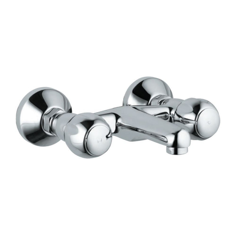 Jaquar Clarion CQT-CHR-23219 Wall Mixer Non-Telephonic Shower Arrangement with Connecting Legs & Wall Flanges