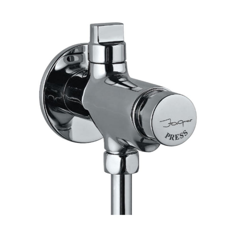 Jaquar Pressmatic PRS-CHR-077 Urinal Valve Auto Closing System with Built-in Control Cock & Wall Flange