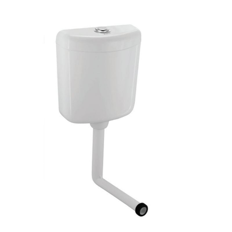 Jaquar WHC-WHT-184NL FLUSHING SYSTEM Wall Hung Cistern with 39mm Drainage L-Bend Pipe with Gasket & Installation Kit (Suitable for EWC)