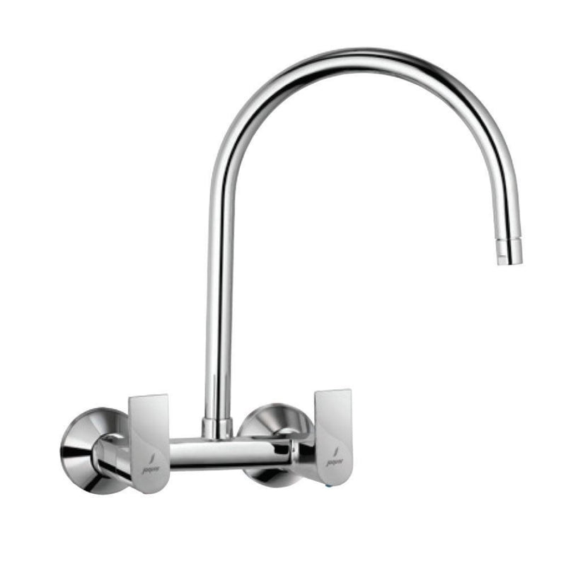 Jaquar Lyric LYR-CHR-38309 Sink Mixer with Regular Swinging Spout (Wall Mounted Model) With Connecting Legs & Wall Flanges