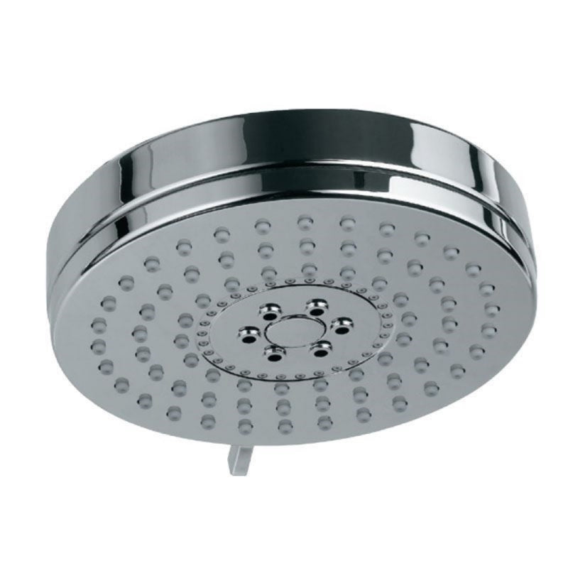 Jaquar OHS-CHR-1719 Overhead Showers Overhead Shower ø105mm Round Shape Multi Flow with Air Effect (ABS Body & Face Plate Chrome Plated) with Rubit Cleaning System