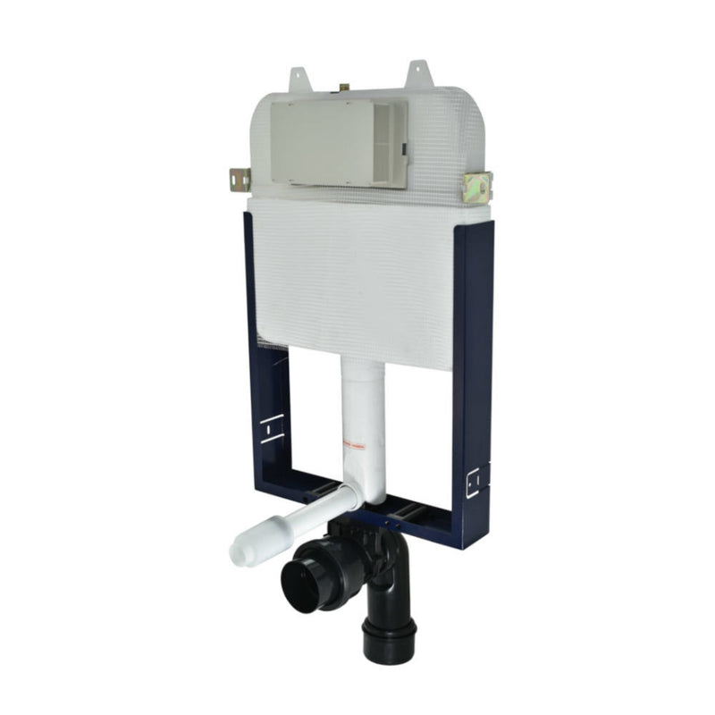 Jaquar JCS-WHT-2400WS FLUSHING SYSTEM Single Piece Slim Concealed Cistern With Wall Mounting Frame, Installation Kit And “S-Type” Drain Pipe Connection Set For Wall Hung Wc (Without Flush Control Plate)