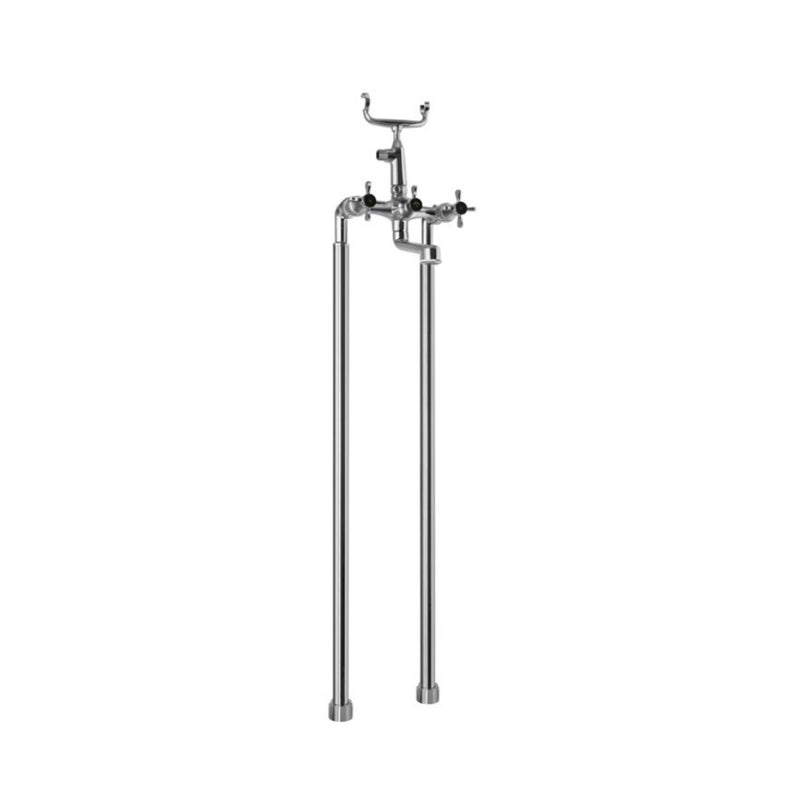 Jaquar Queen'S Prime QQP-CHR-7271PMHL Bath and Shower Mixer with Telephonic Shower Crutch and 950mm High Rise Legs (without Shower & Shower Hose)