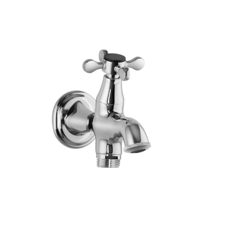 Jaquar Queen'S Prime QQP-CHR-7041PM 2-Way Bib Cock with Wall Flange
