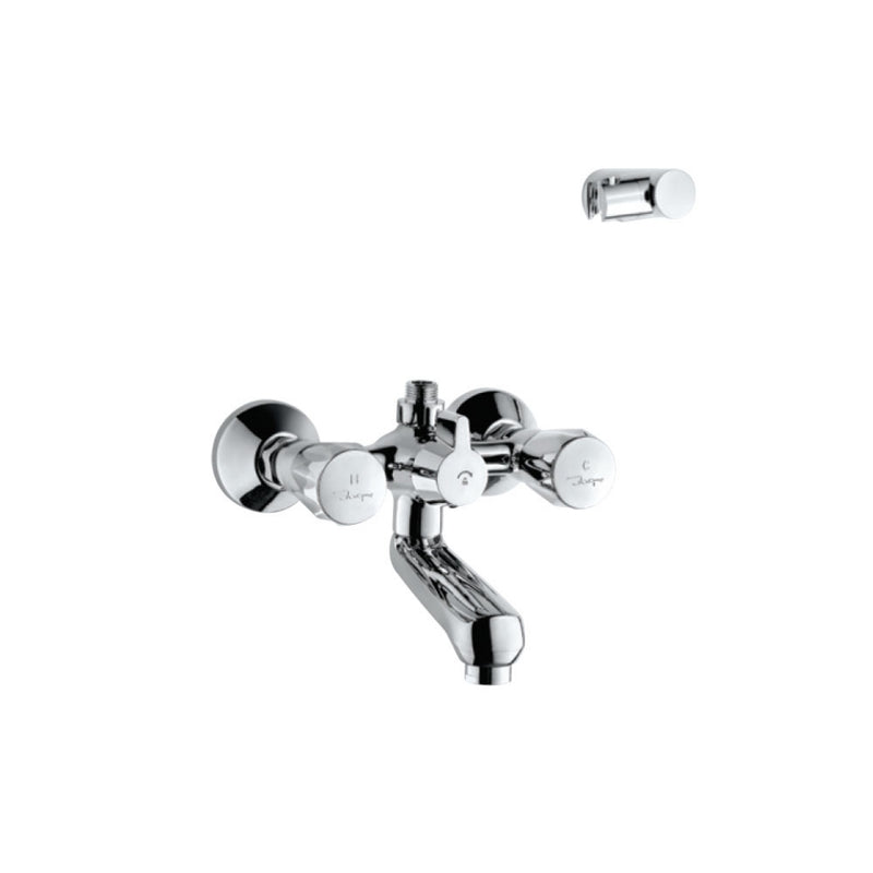 Jaquar Continental CON-CHR-267KN Wall Mixer with Connector for Hand Shower arrangement with Connecting Legs, Wall Flanges & Wall Bracket for Hand Shower