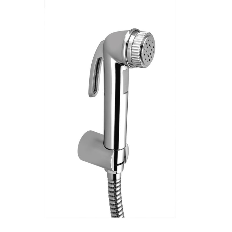 Jaquar Allied ALD-CHR-587 Hand Shower (Health Faucet) (ABS Body) with 8mm Dia, 1.5 Meter Long Spirochrome flex tube & Wall Hook