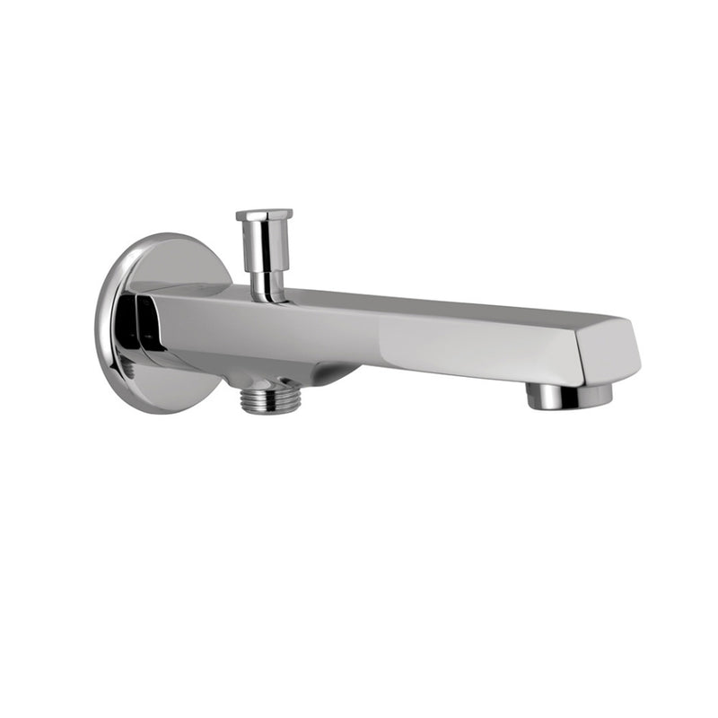 Jaquar Bath Spout SPJ-CHR-463PM Bath Tub Spout With Button Attachment For Hand Shower With Wall Flange