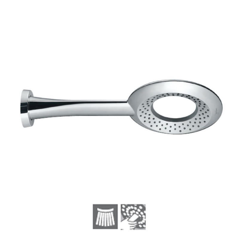 Jaquar OHS-CHR-1765 Overhead Showers Overhead Shower ø250mm Round Shape Single Flow (ABS Body & Face Plate Chrome Plated) with Rubit Cleaning System