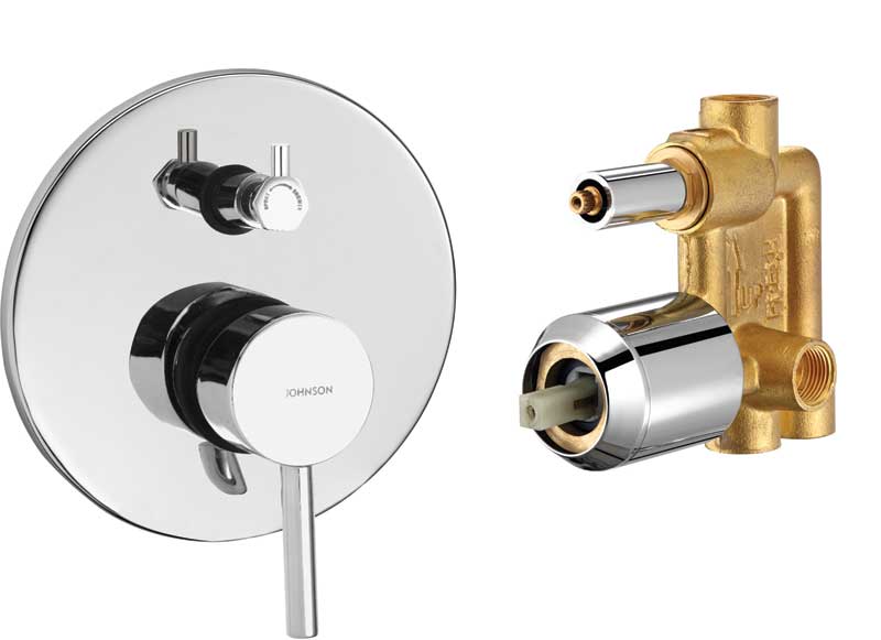 Johnson Delta Single Lever 3 inlet Concealed Diverter (Upper Part Only ) (Compatible With T0066C)