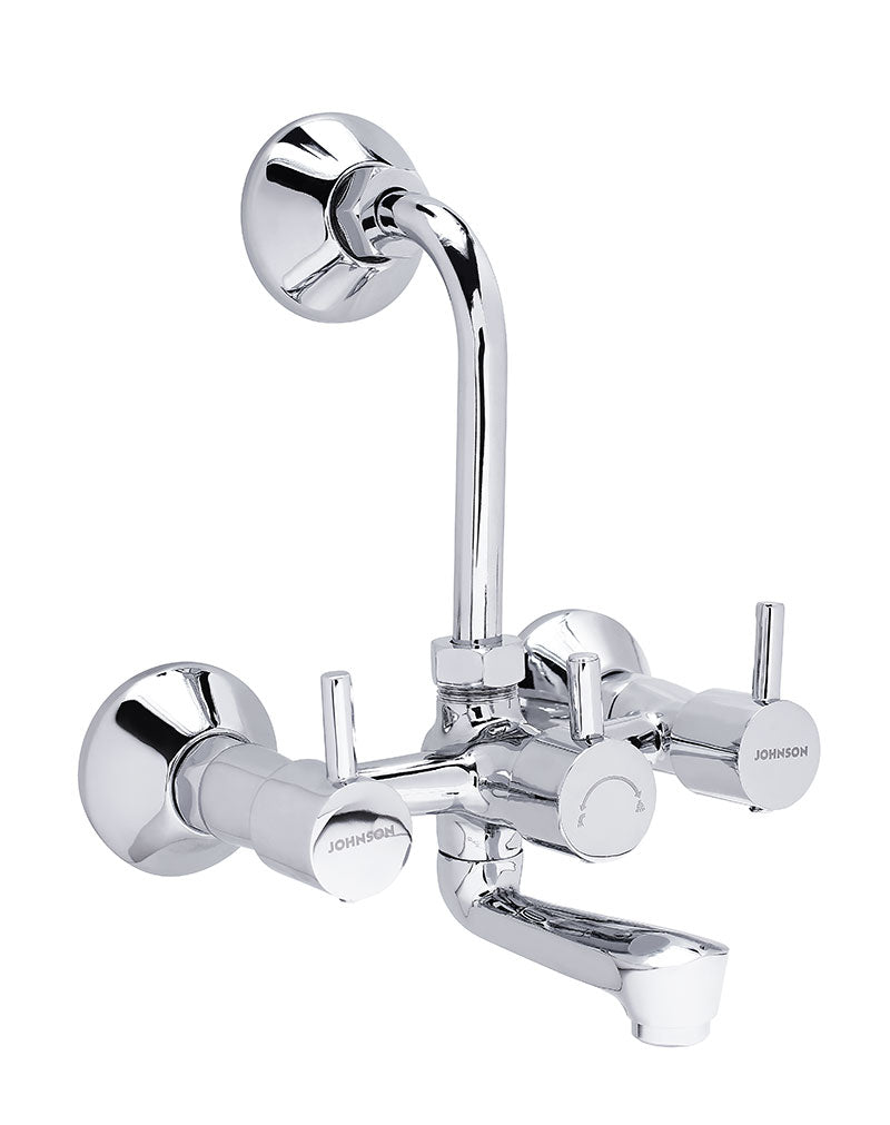 Johnson Ruby 2 In 1 Wall Mixer With L-Bend Pipe Wall Mounted