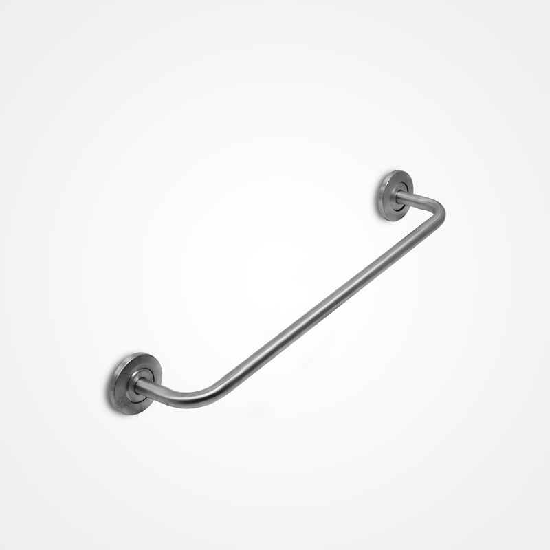 J4 Stainless Steel Classic Towel Rod with Concealed Mount - Round