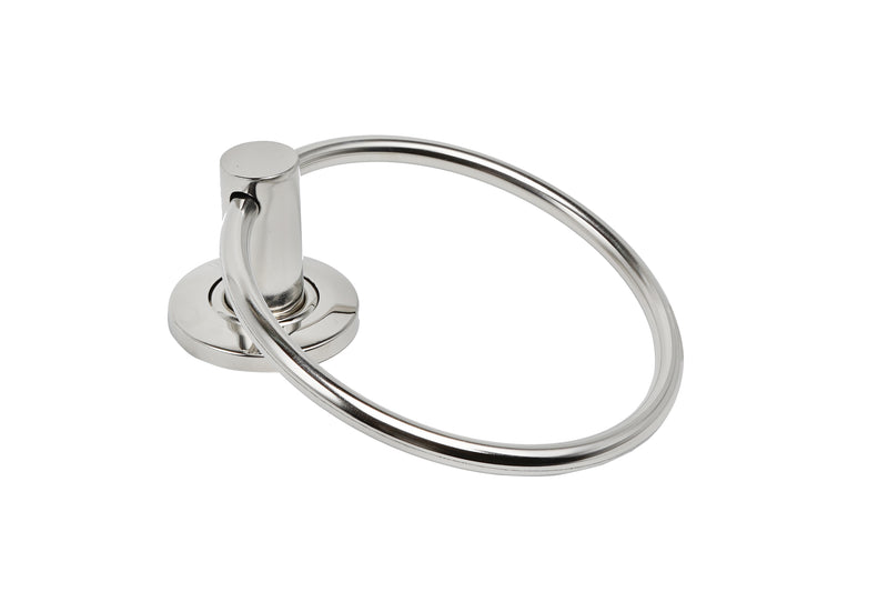 SN SNJ4-301 / 301P Stainless Steel Concealed Wall Hanging Towel Ring in Round Shape