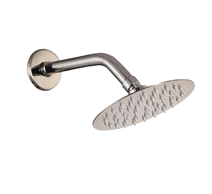 Hindware Italian Collection F160144 Overhead Shower Size 150 mm Ultra Thin With 225 mm Shower Arm