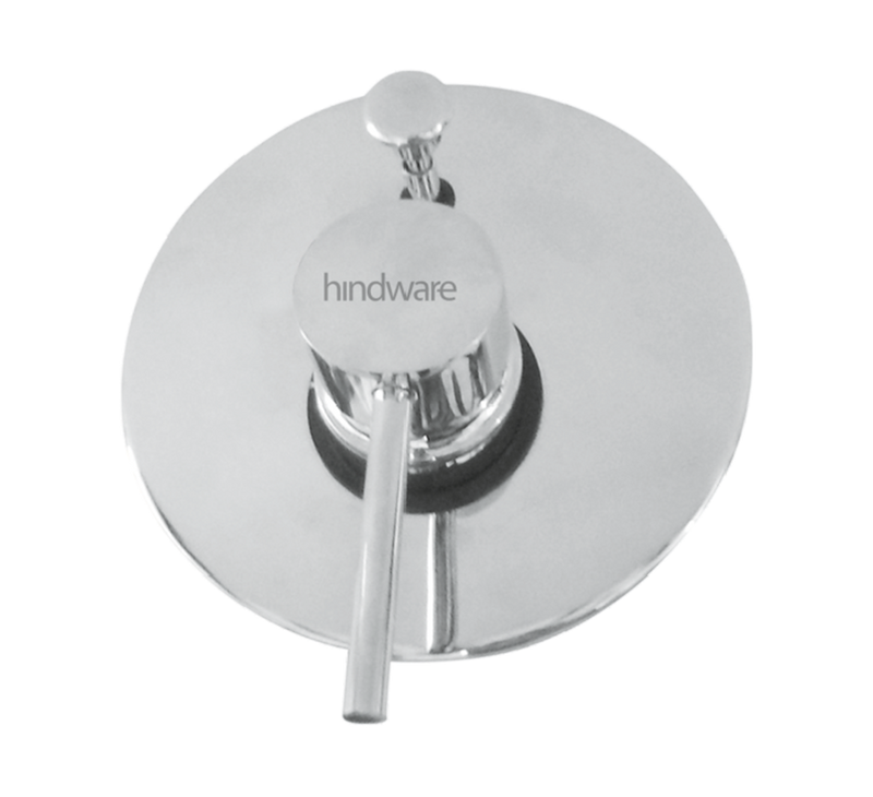 Hindware Flora Single Lever Exposed Parts Kit of Hi-Flow Divertor Consisting of Operatig Lever, Wall Flange & Kno Only (suitable for F850091)