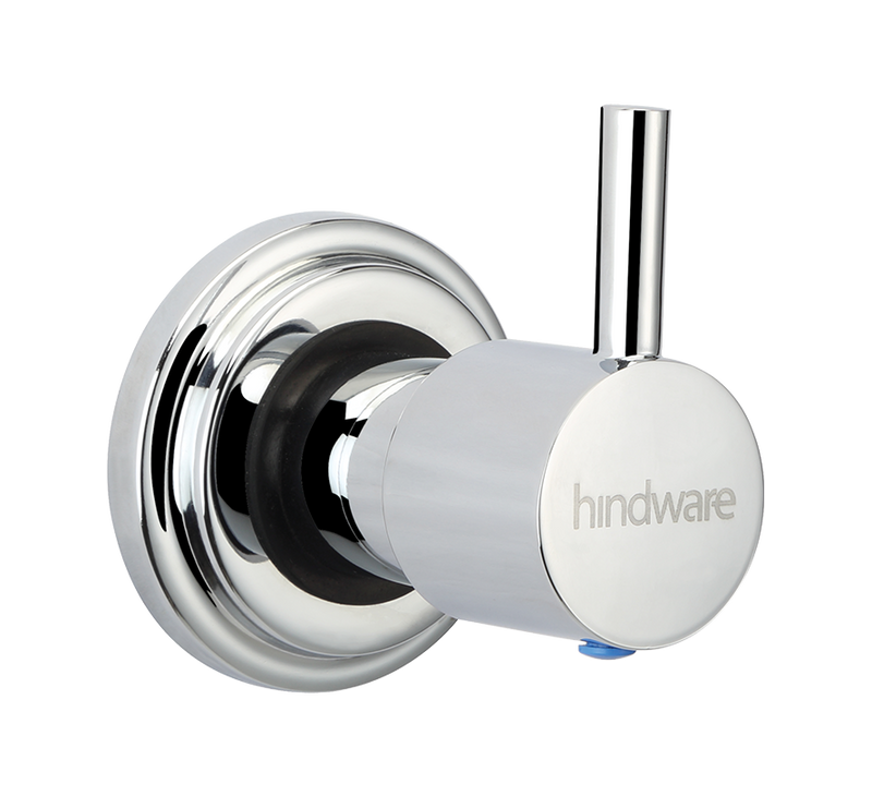 Hindware Flora Exposed Part Kit of Concealed Stop Cock with Fitting Sleeve, Operating Lever & adjustable Wall Flange