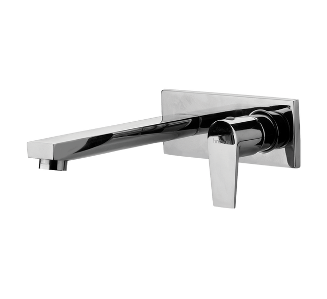 Hindware Element Exposed Part Kit Wall Mounted Basin Tap Consisting of Operating Lever,wall Flange & Spout (Suitable for item F860011)