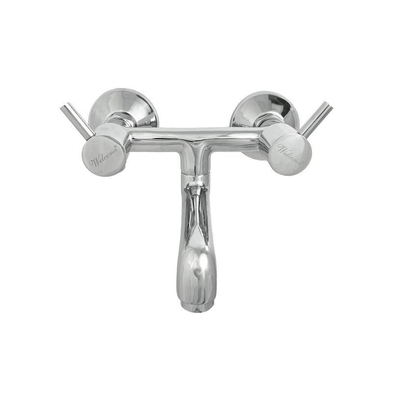 Welcona Reva Wall Mixer Bath Non-Telephonic with Connecting Legs, Wall Flange