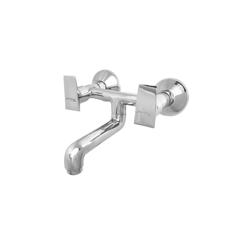 Welcona Aristo Wall Mixer Bath Non-Telephonic with Connecting Legs, Wall Flange
