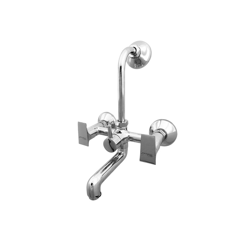 Welcona Aristo Wall Mixer with Provision for Shower (Long Bend Pipe, Connecting Leg & Wall Flanges)