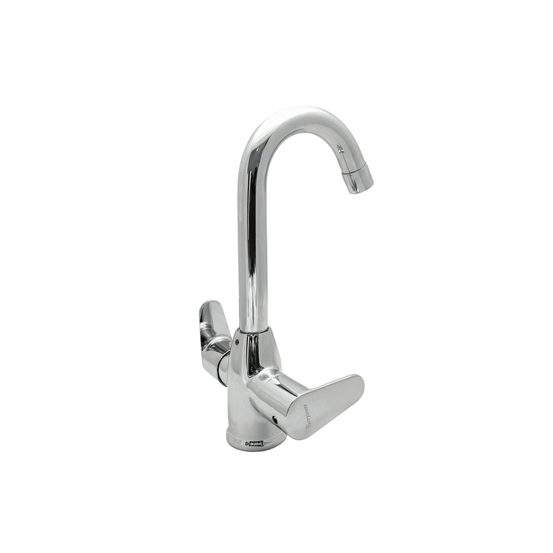 Parryware Uno T5015A1 Center Hole Basin Mixer for Wash Basin