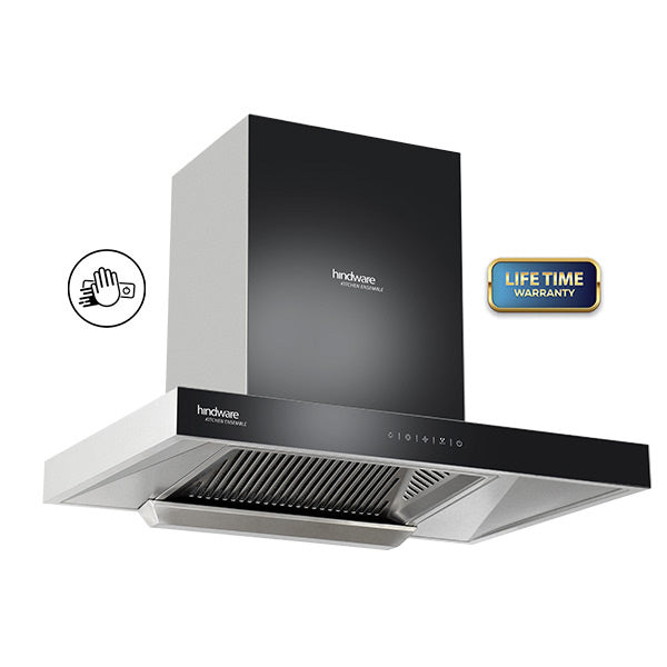 Hindware Alicia Plus 75 Cm C100208 Auto Clean Touch/Motion Sensor With 3 Step Speed Control