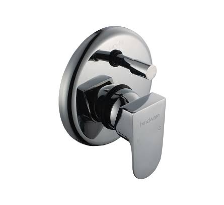 Hindware Elegance Single Lever Exposed Parts Kit Of Hi-Flow Divertor Consisting Of Operatig Lever, Wall Flange & Knob Only (Suitable For F850091)
